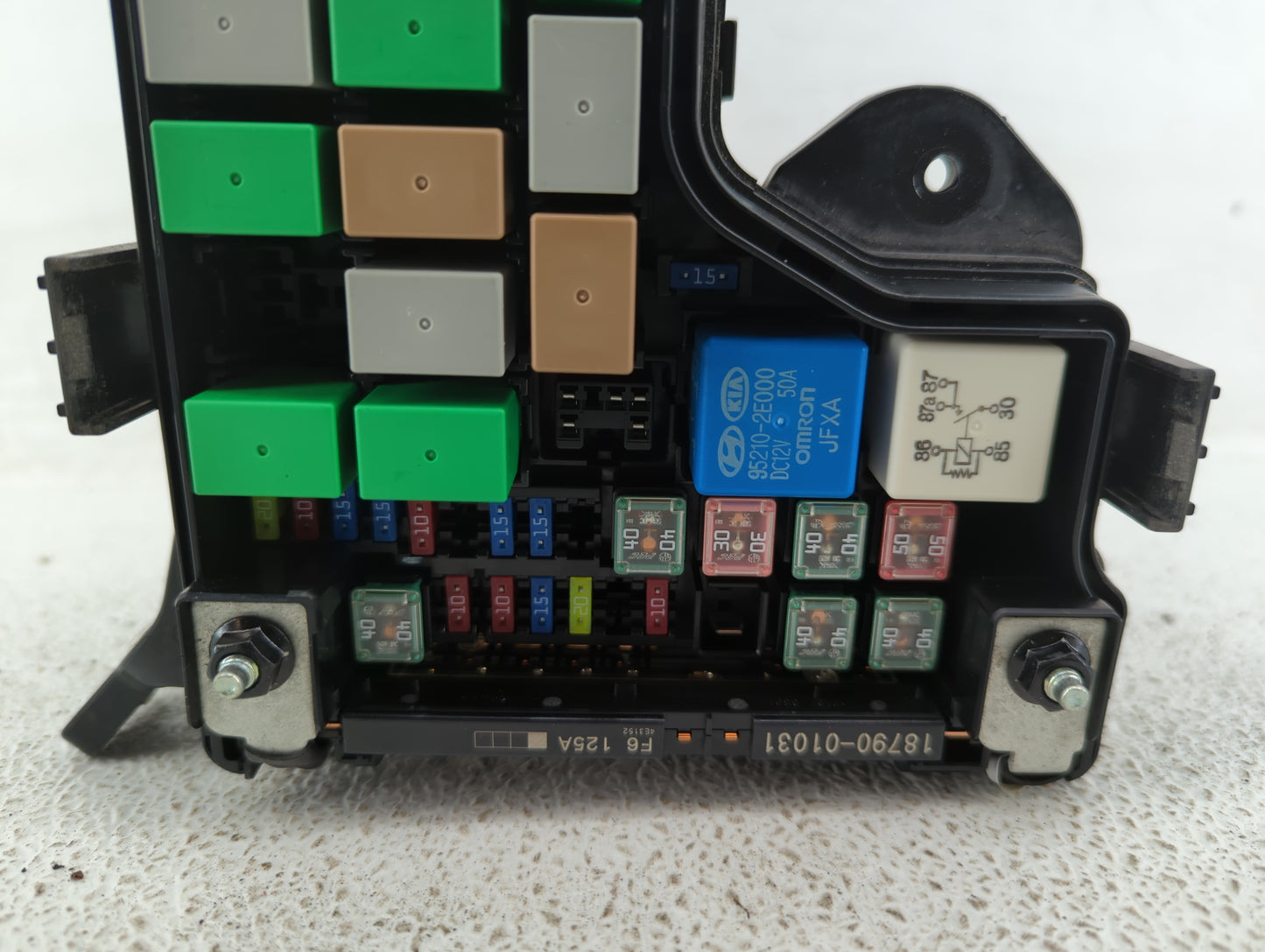 2012-2014 Hyundai Veloster Fusebox Fuse Box Panel Relay Module P/N:N91236-2V613-C0 913012V024, 912362V650 Fits Fits 2012 201