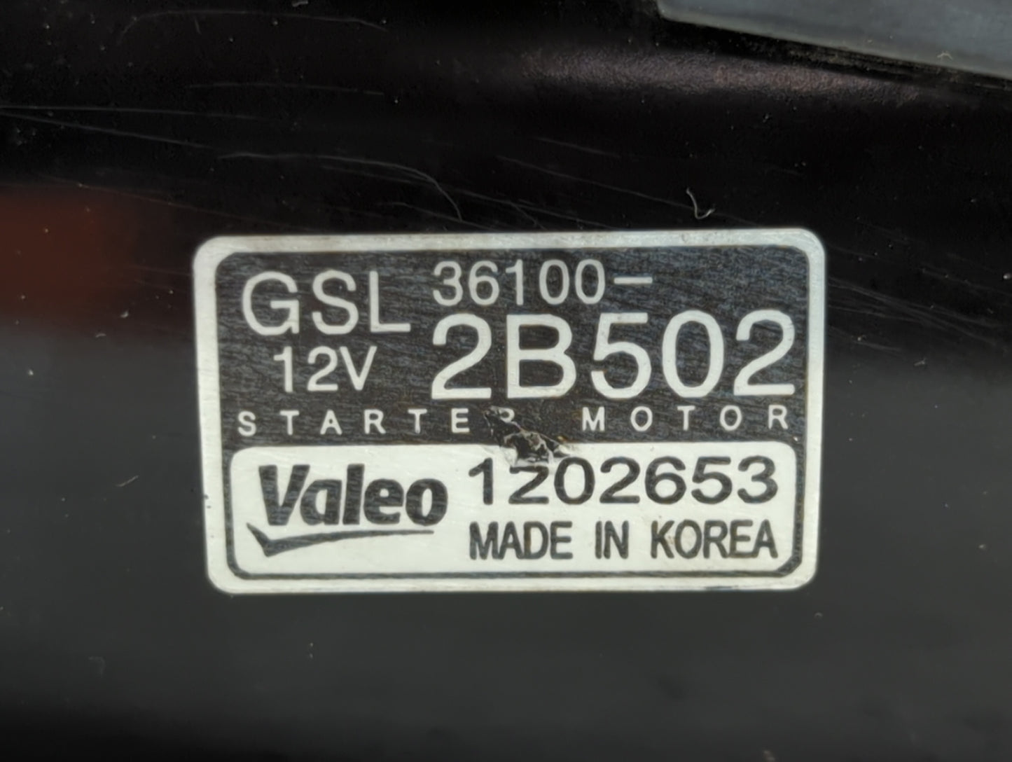 2012-2020 Hyundai Veloster Car Starter Motor Solenoid OEM P/N:36100-2B502 Fits OEM Used Auto Parts - Oemusedautoparts1.com