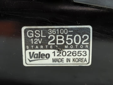 2012-2020 Hyundai Veloster Car Starter Motor Solenoid OEM P/N:36100-2B502 Fits OEM Used Auto Parts
