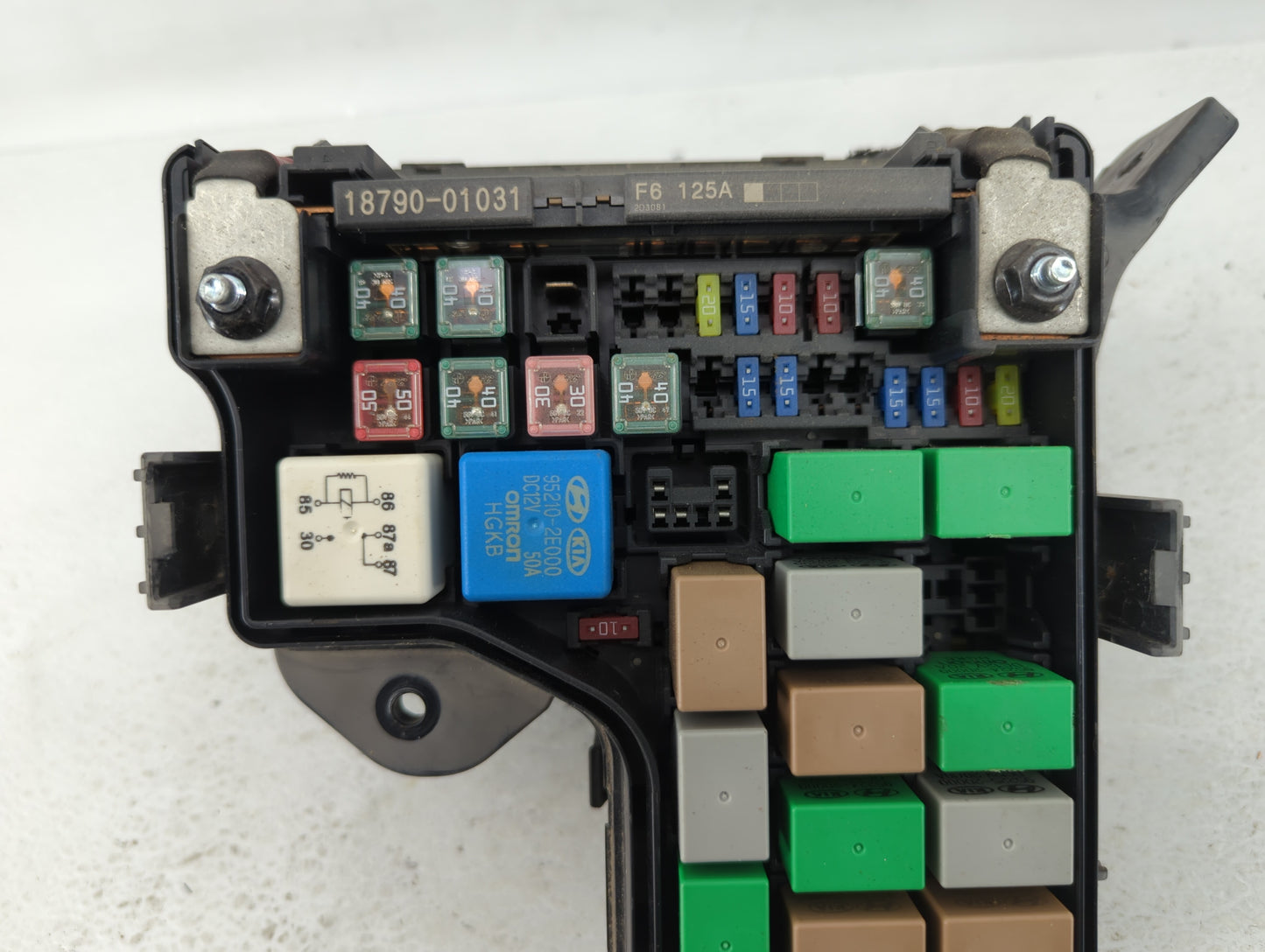 2012-2014 Hyundai Veloster Fusebox Fuse Box Panel Relay Module P/N:91236-2V372 91941-2V220, 91941-2V221 Fits Fits 2012 2013 
