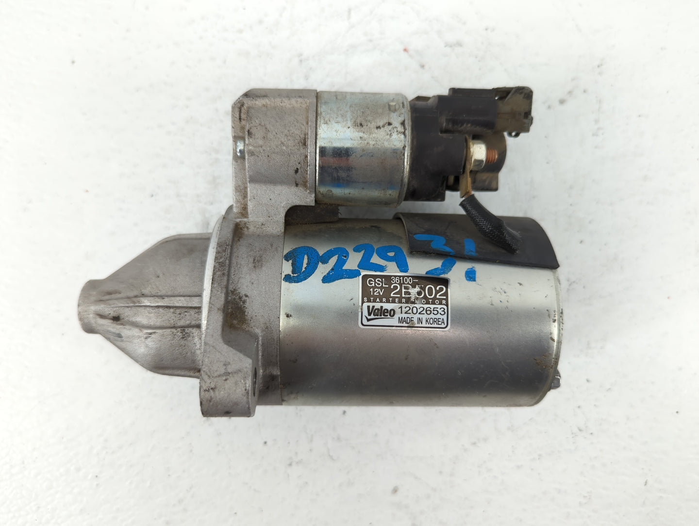 2012-2020 Hyundai Veloster Car Starter Motor Solenoid OEM P/N:1202653 36100-2B502 Fits OEM Used Auto Parts - Oemusedautopart