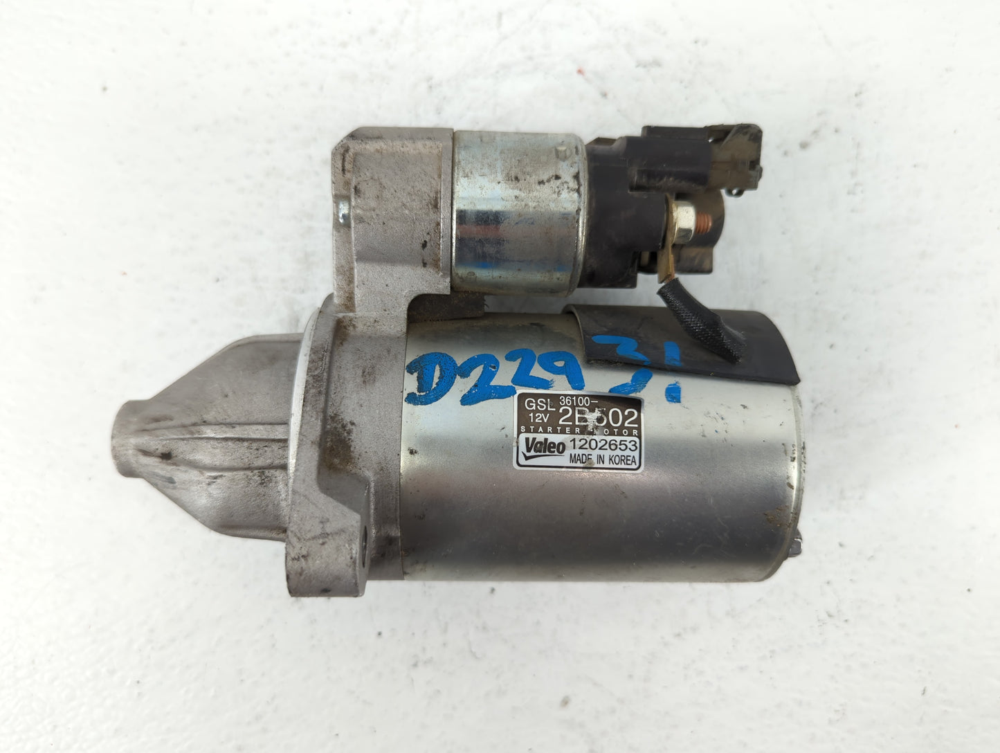 2012-2020 Hyundai Veloster Car Starter Motor Solenoid OEM P/N:1202653 36100-2B502 Fits OEM Used Auto Parts - Oemusedautopart