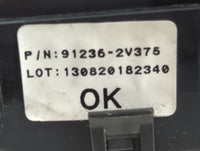 2012-2014 Hyundai Veloster Fusebox Fuse Box Panel Relay Module P/N:91236-2V375 Fits Fits 2012 2013 2014 OEM Used Auto Parts 