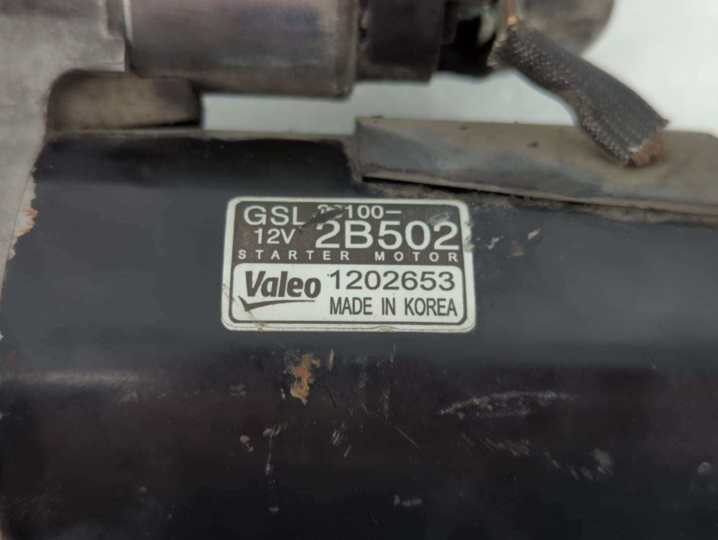 2012-2020 Hyundai Veloster Car Starter Motor Solenoid OEM P/N:GSL 36100-2B51 Fits OEM Used Auto Parts - Oemusedautoparts1.co