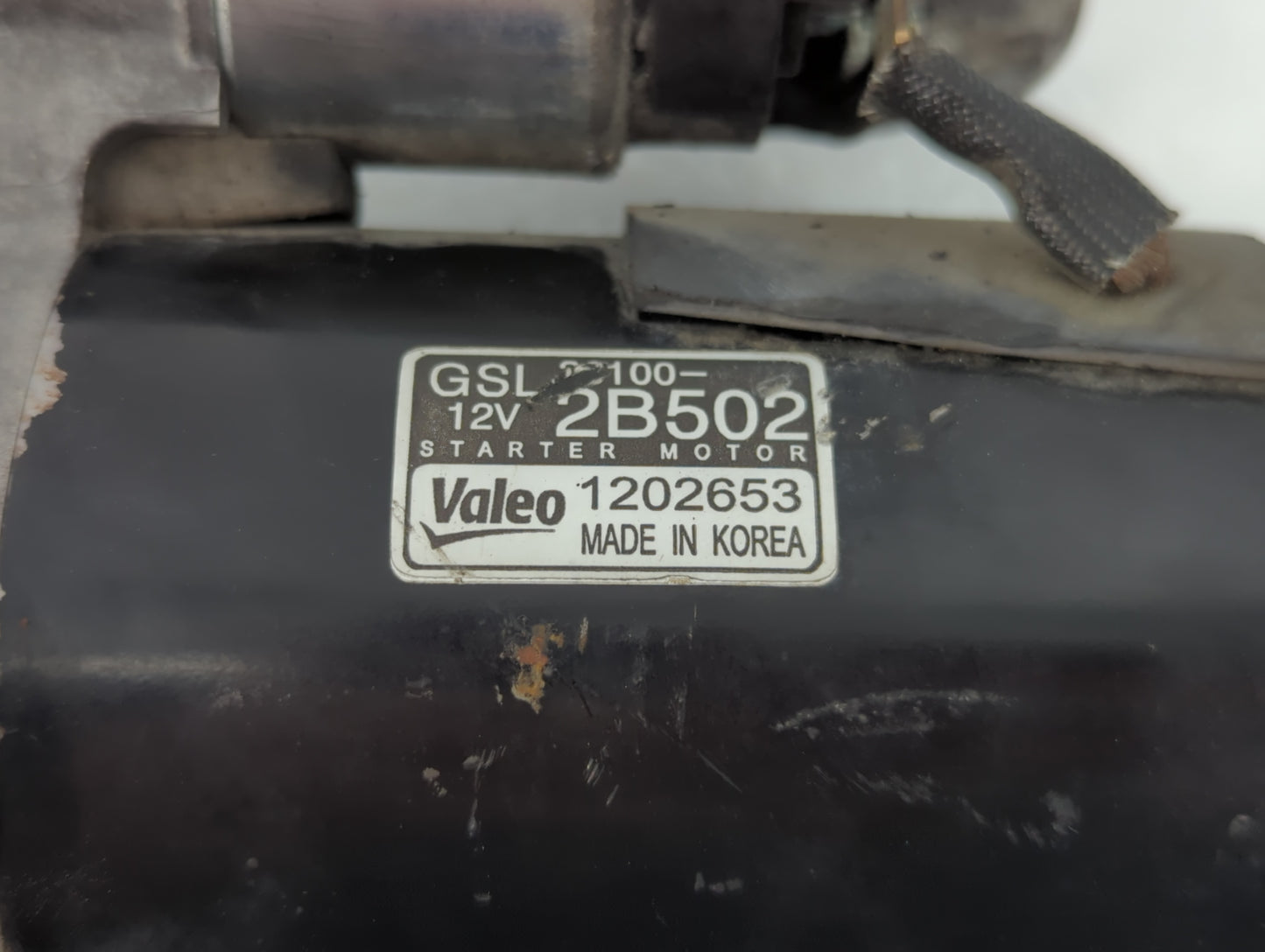 2012-2020 Hyundai Veloster Car Starter Motor Solenoid OEM P/N:GSL 36100-2B51 Fits OEM Used Auto Parts - Oemusedautoparts1.co