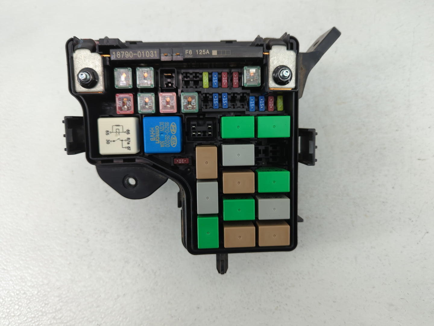 2012-2014 Hyundai Veloster Fusebox Fuse Box Panel Relay Module P/N:91236-2V012 Fits Fits 2012 2013 2014 OEM Used Auto Parts 