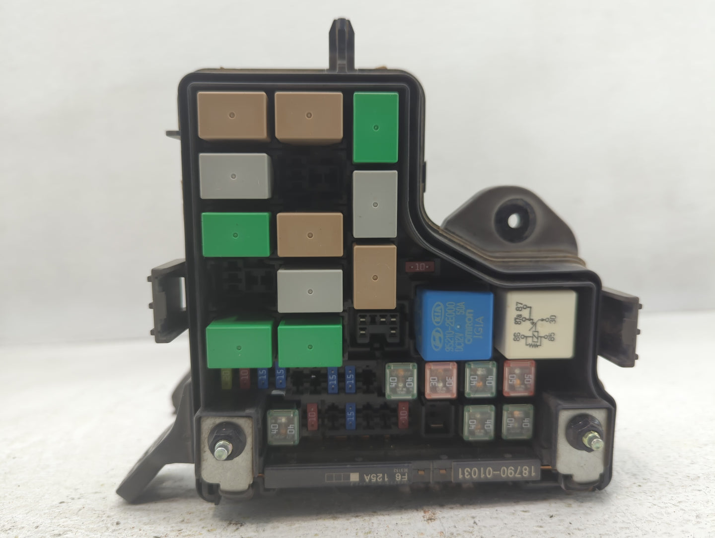 2012-2014 Hyundai Veloster Fusebox Fuse Box Panel Relay Module P/N:91236 2V615 Fits Fits 2012 2013 2014 OEM Used Auto Parts 