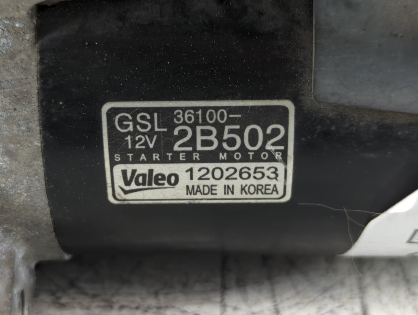 2012-2020 Hyundai Veloster Car Starter Motor Solenoid OEM P/N:1202653 36100-2B502 Fits OEM Used Auto Parts - Oemusedautopart