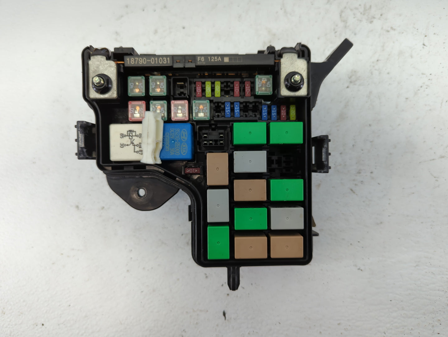 2012-2014 Hyundai Veloster Fusebox Fuse Box Panel Relay Module P/N:91236 2V375 Fits Fits 2012 2013 2014 OEM Used Auto Parts 