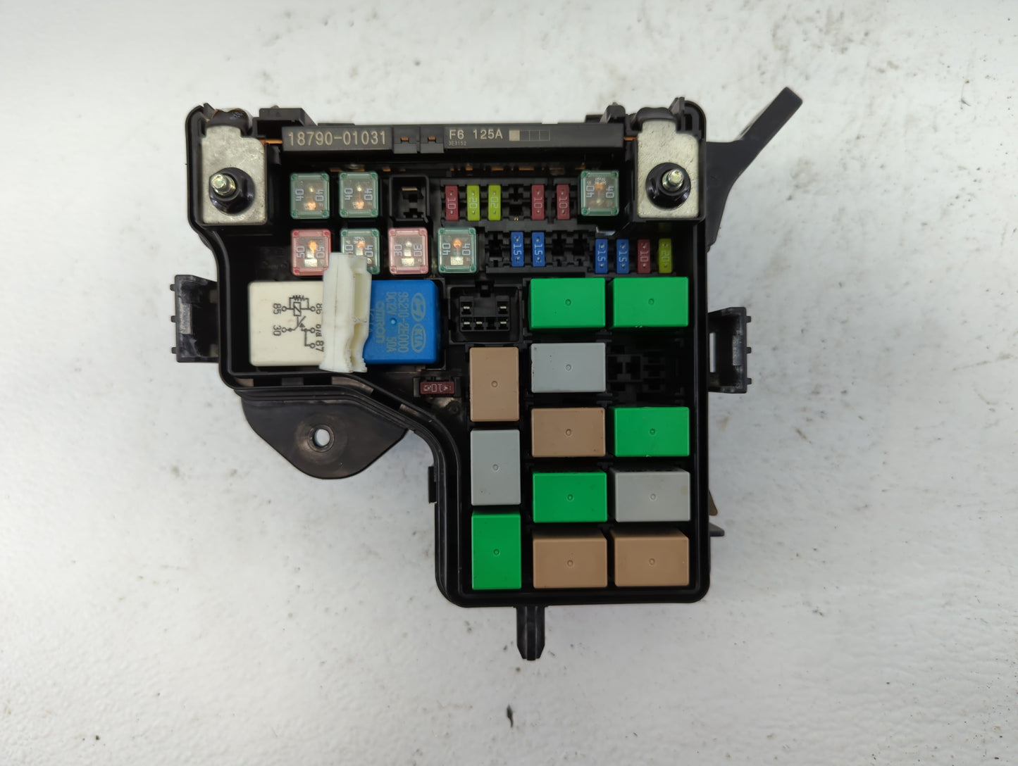 2012-2014 Hyundai Veloster Fusebox Fuse Box Panel Relay Module P/N:91236 2V375 Fits Fits 2012 2013 2014 OEM Used Auto Parts 
