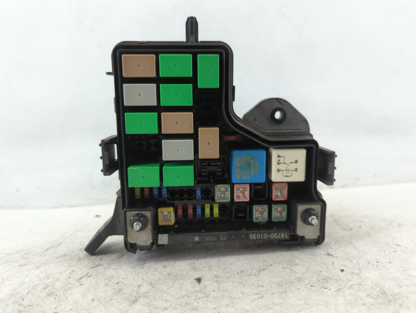 2012-2014 Hyundai Veloster Fusebox Fuse Box Panel Relay Module P/N:91300 2V012 Fits Fits 2012 2013 2014 OEM Used Auto Parts 
