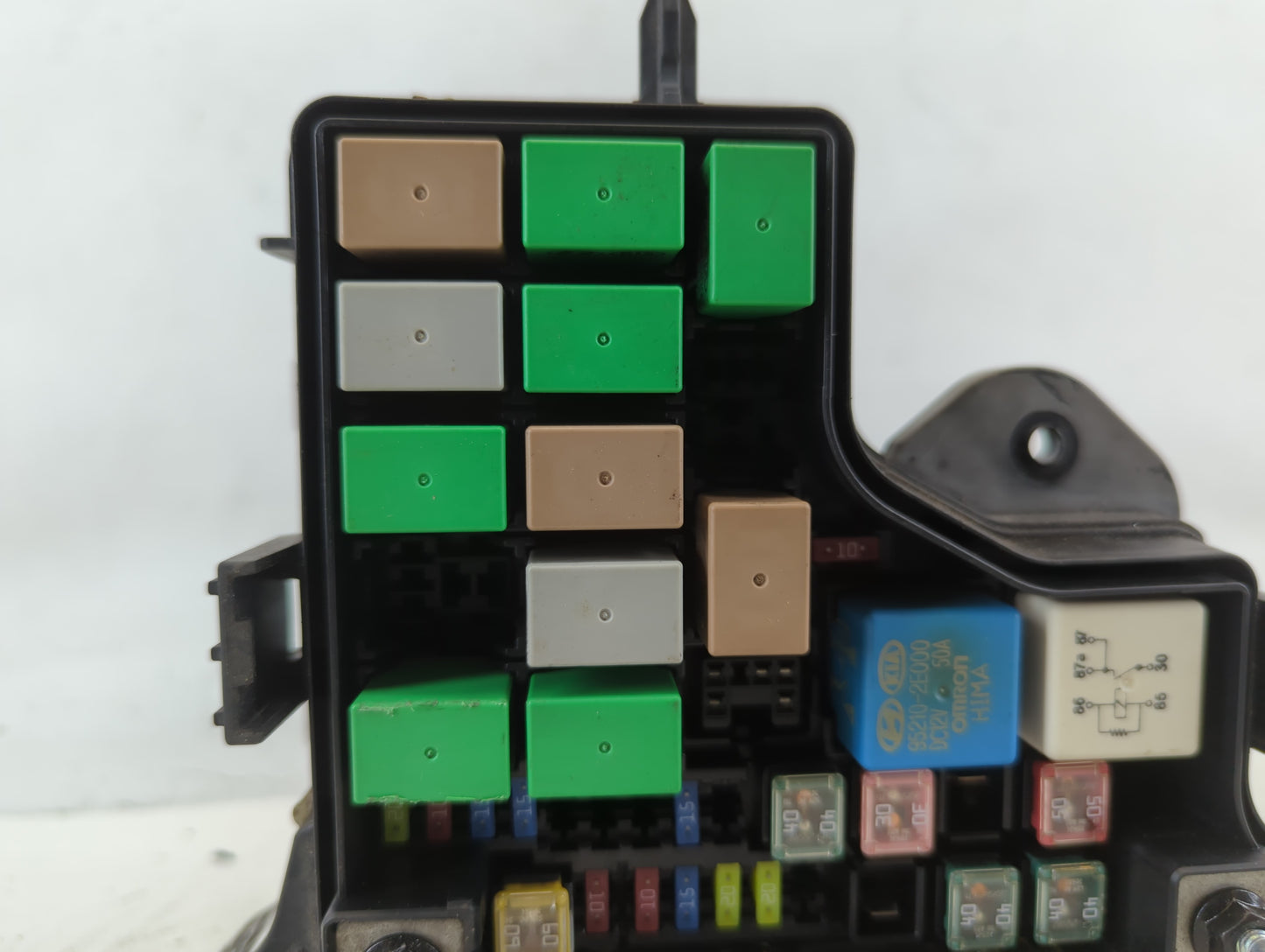 2012-2014 Hyundai Veloster Fusebox Fuse Box Panel Relay Module P/N:91300 2V012 Fits Fits 2012 2013 2014 OEM Used Auto Parts 