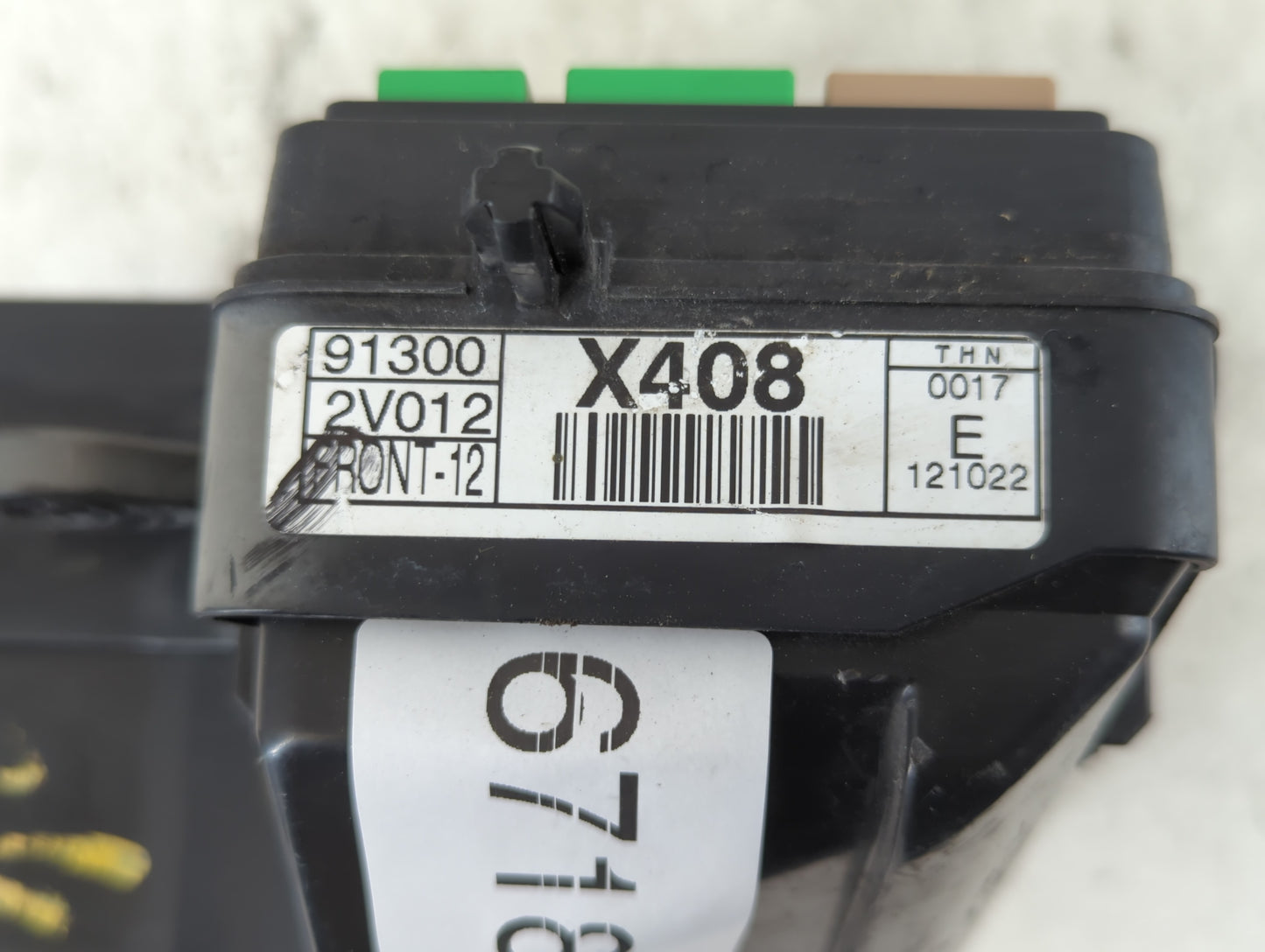 2012-2014 Hyundai Veloster Fusebox Fuse Box Panel Relay Module P/N:91300 2V012 Fits Fits 2012 2013 2014 OEM Used Auto Parts 