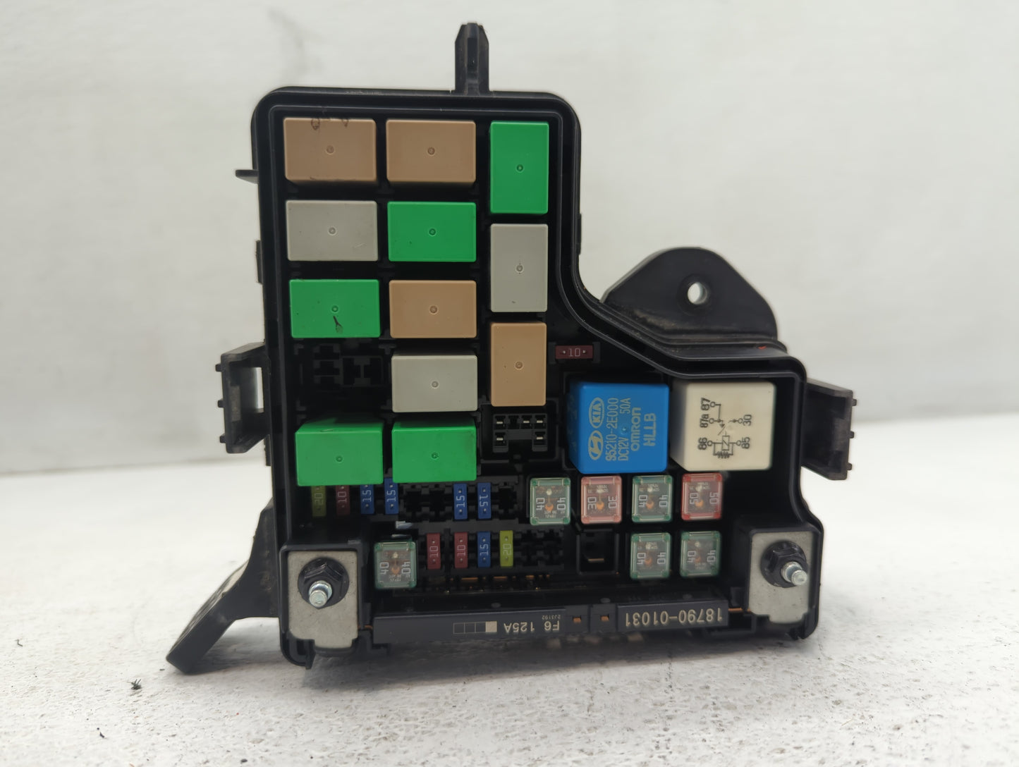 2012-2014 Hyundai Veloster Fusebox Fuse Box Panel Relay Module P/N:91236 2V375 Fits Fits 2012 2013 2014 OEM Used Auto Parts 