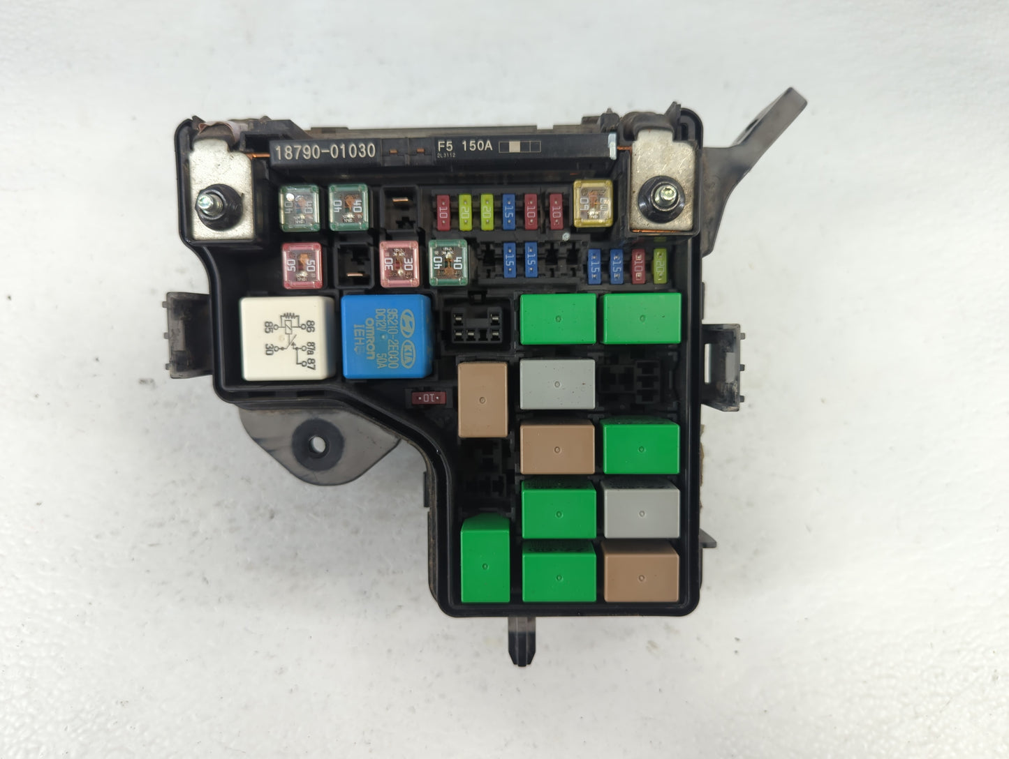 2012-2014 Hyundai Veloster Fusebox Fuse Box Panel Relay Module P/N:913012V024 Fits Fits 2012 2013 2014 OEM Used Auto Parts -
