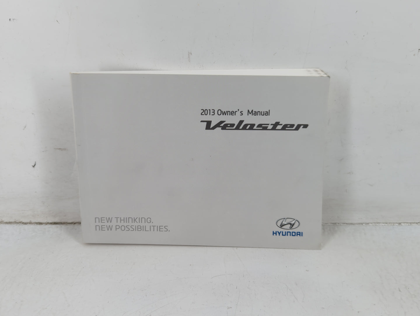 2013 Hyundai Veloster Owners Manual Book Guide P/N:D2VO-EU37K OEM Used Auto Parts - Oemusedautoparts1.com