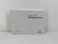 2013 Hyundai Veloster Owners Manual Book Guide P/N:D2VO-EU37K OEM Used Auto Parts - Oemusedautoparts1.com