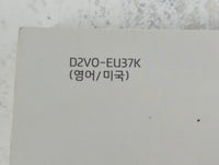 2013 Hyundai Veloster Owners Manual Book Guide P/N:D2VO-EU37K OEM Used Auto Parts - Oemusedautoparts1.com