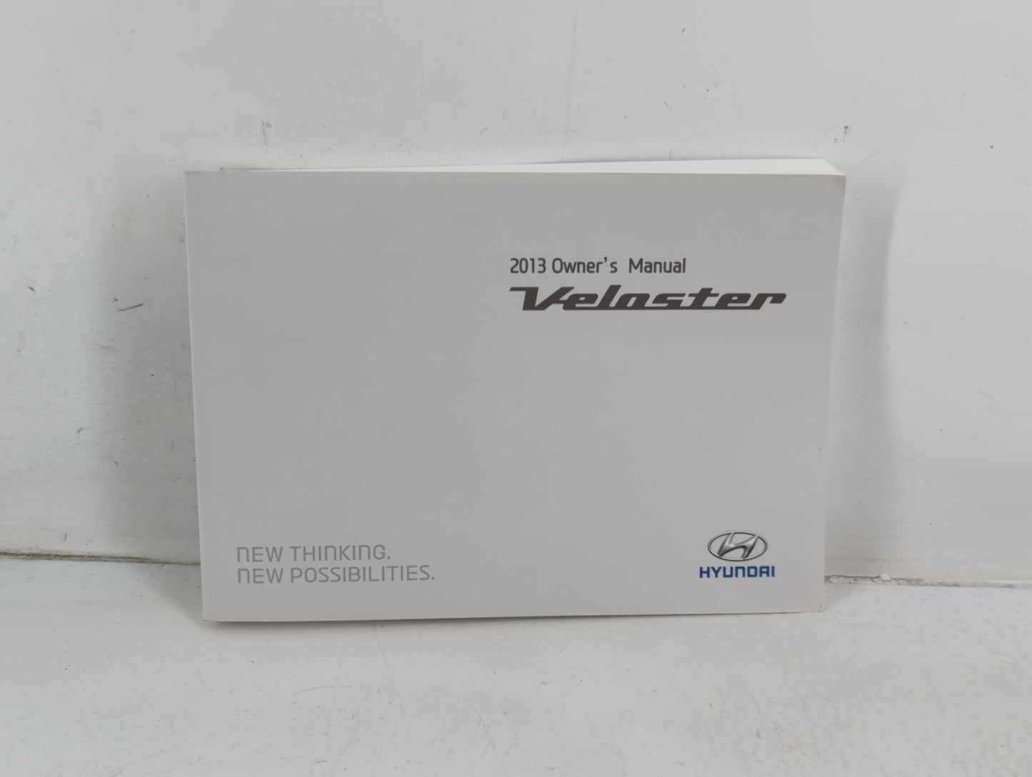 2013 Hyundai Veloster Owners Manual Book Guide P/N:A2V0-EU32H OEM Used Auto Parts - Oemusedautoparts1.com