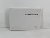 2013 Hyundai Veloster Owners Manual Book Guide P/N:A2V0-EU32H OEM Used Auto Parts - Oemusedautoparts1.com