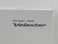 2013 Hyundai Veloster Owners Manual Book Guide P/N:A2V0-EU32H OEM Used Auto Parts - Oemusedautoparts1.com