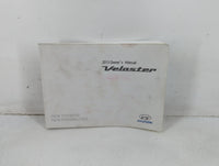 2013 Hyundai Veloster Owners Manual Book Guide P/N:A2V0-EU29E OEM Used Auto Parts - Oemusedautoparts1.com