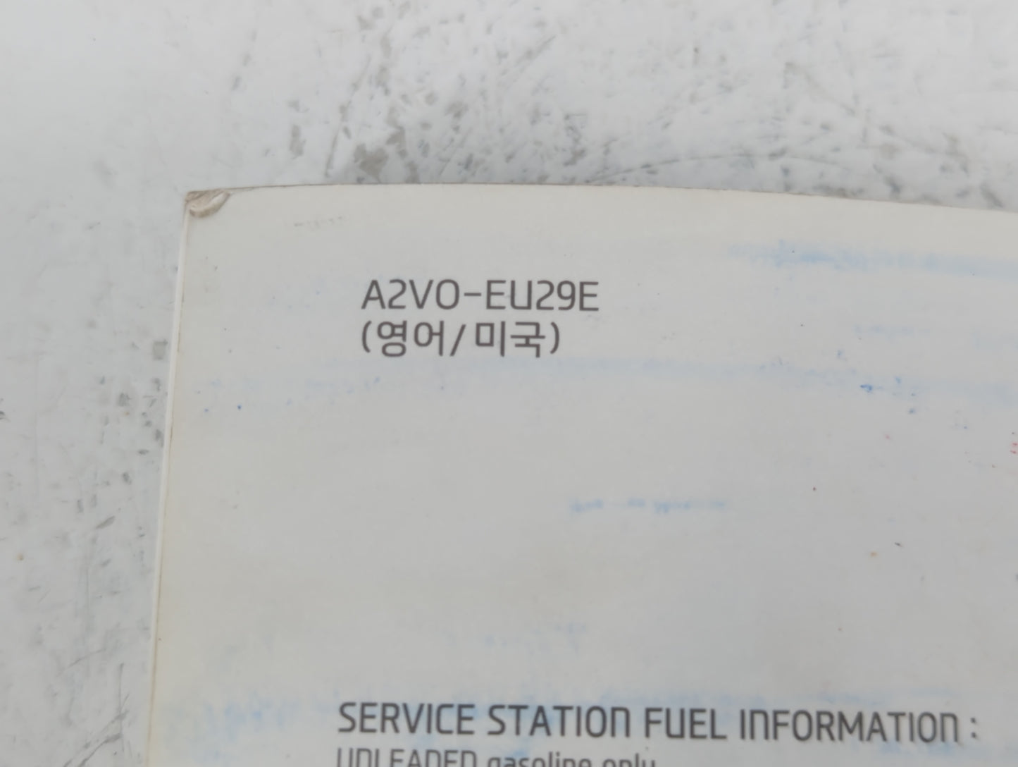 2013 Hyundai Veloster Owners Manual Book Guide P/N:A2V0-EU29E OEM Used Auto Parts - Oemusedautoparts1.com