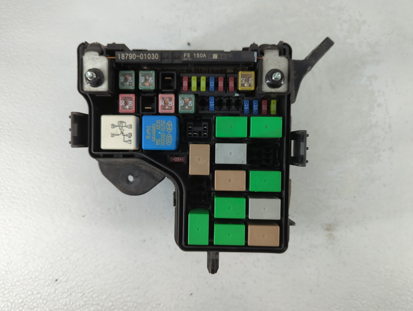 2012-2014 Hyundai Veloster Fusebox Fuse Box Panel Relay Module P/N:91301 2V024 Fits Fits 2012 2013 2014 OEM Used Auto Parts 