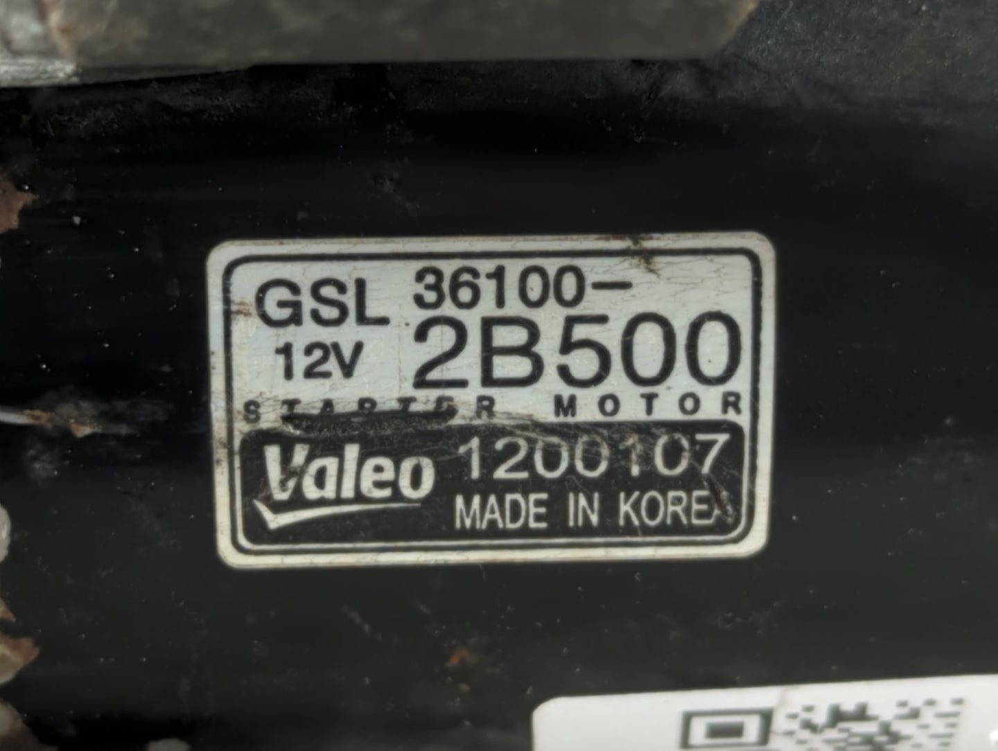 2012-2020 Hyundai Veloster Car Starter Motor Solenoid OEM P/N:36100-2B500 Fits OEM Used Auto Parts - Oemusedautoparts1.com