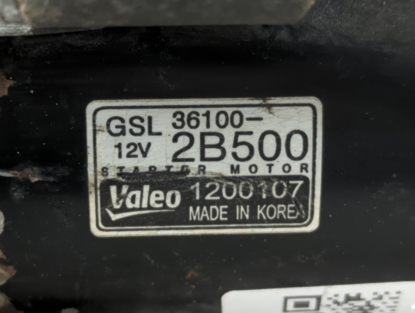 2012-2020 Hyundai Veloster Car Starter Motor Solenoid OEM P/N:36100-2B500 Fits OEM Used Auto Parts - Oemusedautoparts1.com