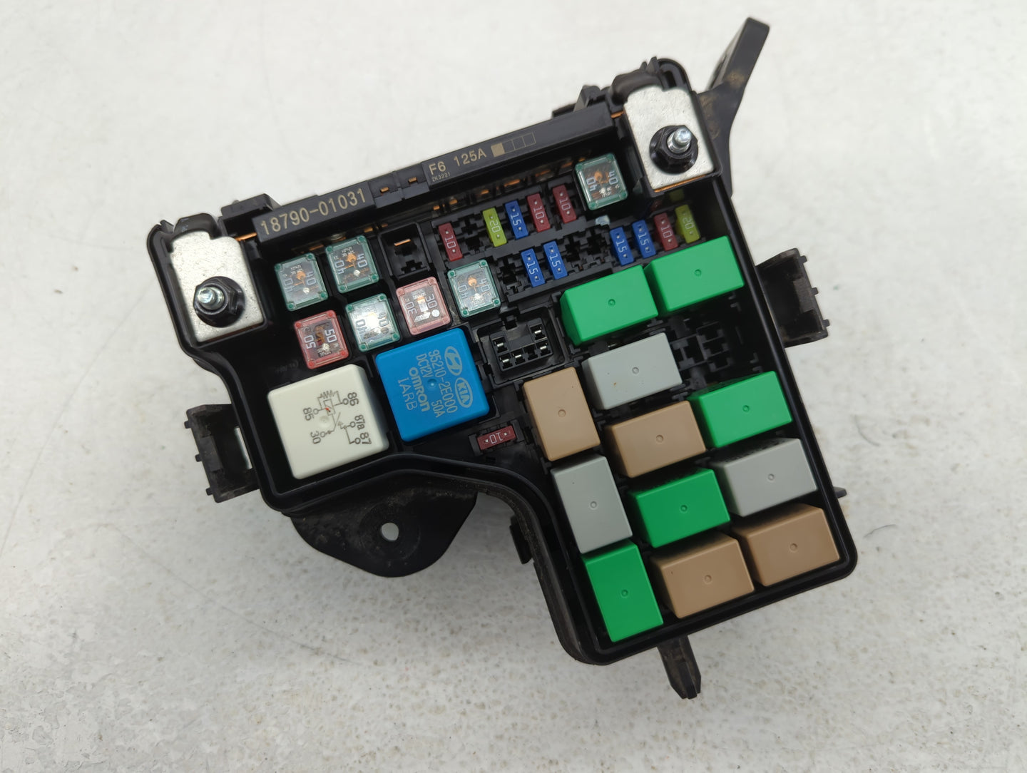 2012-2014 Hyundai Veloster Fusebox Fuse Box Panel Relay Module P/N:91236 2V014 Fits Fits 2012 2013 2014 OEM Used Auto Parts 