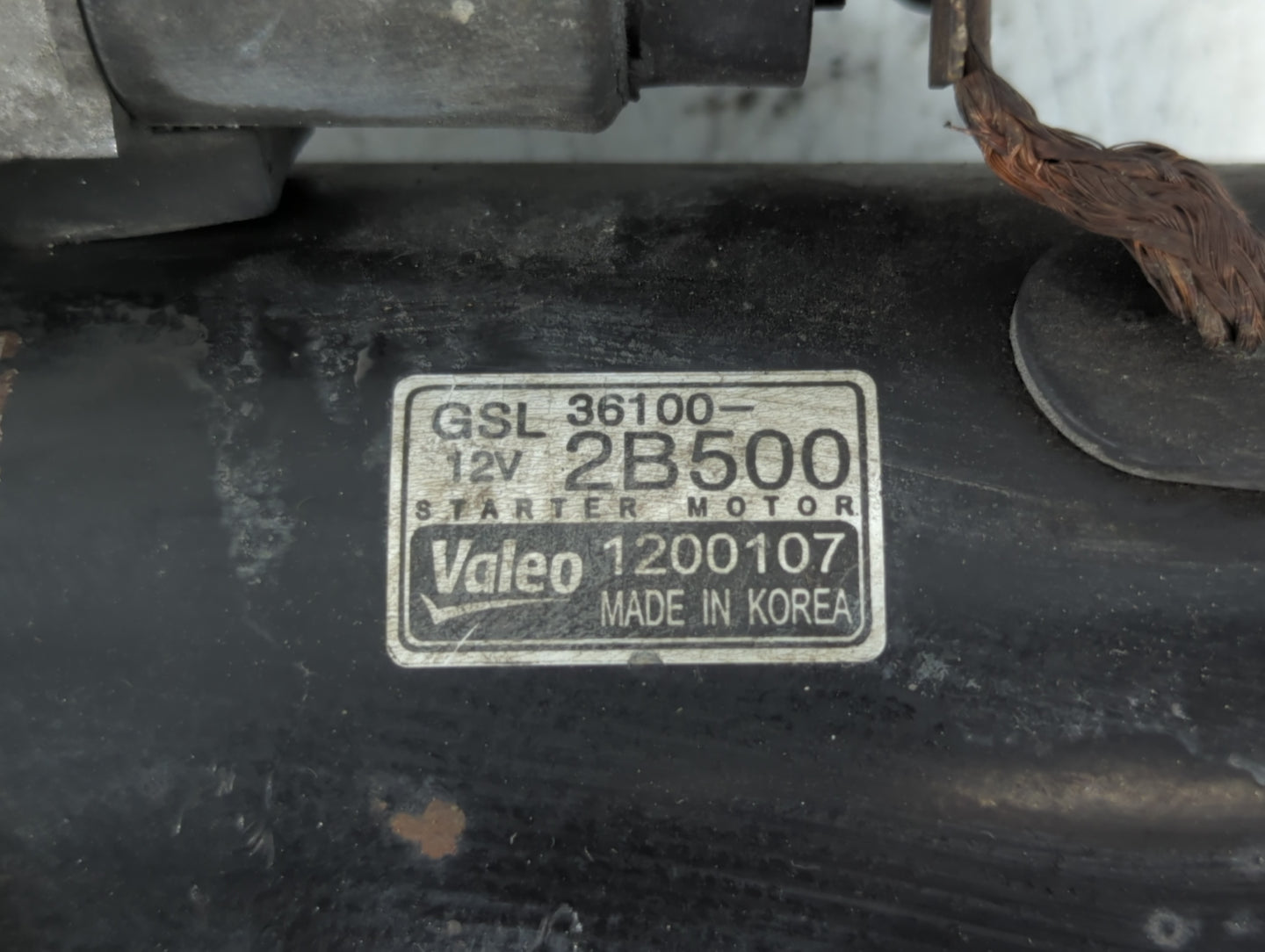2012-2020 Hyundai Veloster Car Starter Motor Solenoid OEM P/N:36100-2B500 Fits OEM Used Auto Parts - Oemusedautoparts1.com