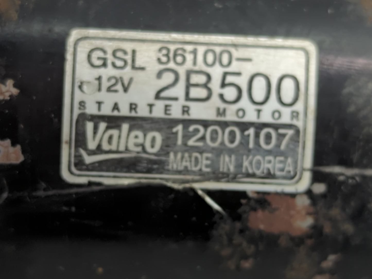 2012-2020 Hyundai Veloster Car Starter Motor Solenoid OEM P/N:36100-2B500 Fits OEM Used Auto Parts - Oemusedautoparts1.com