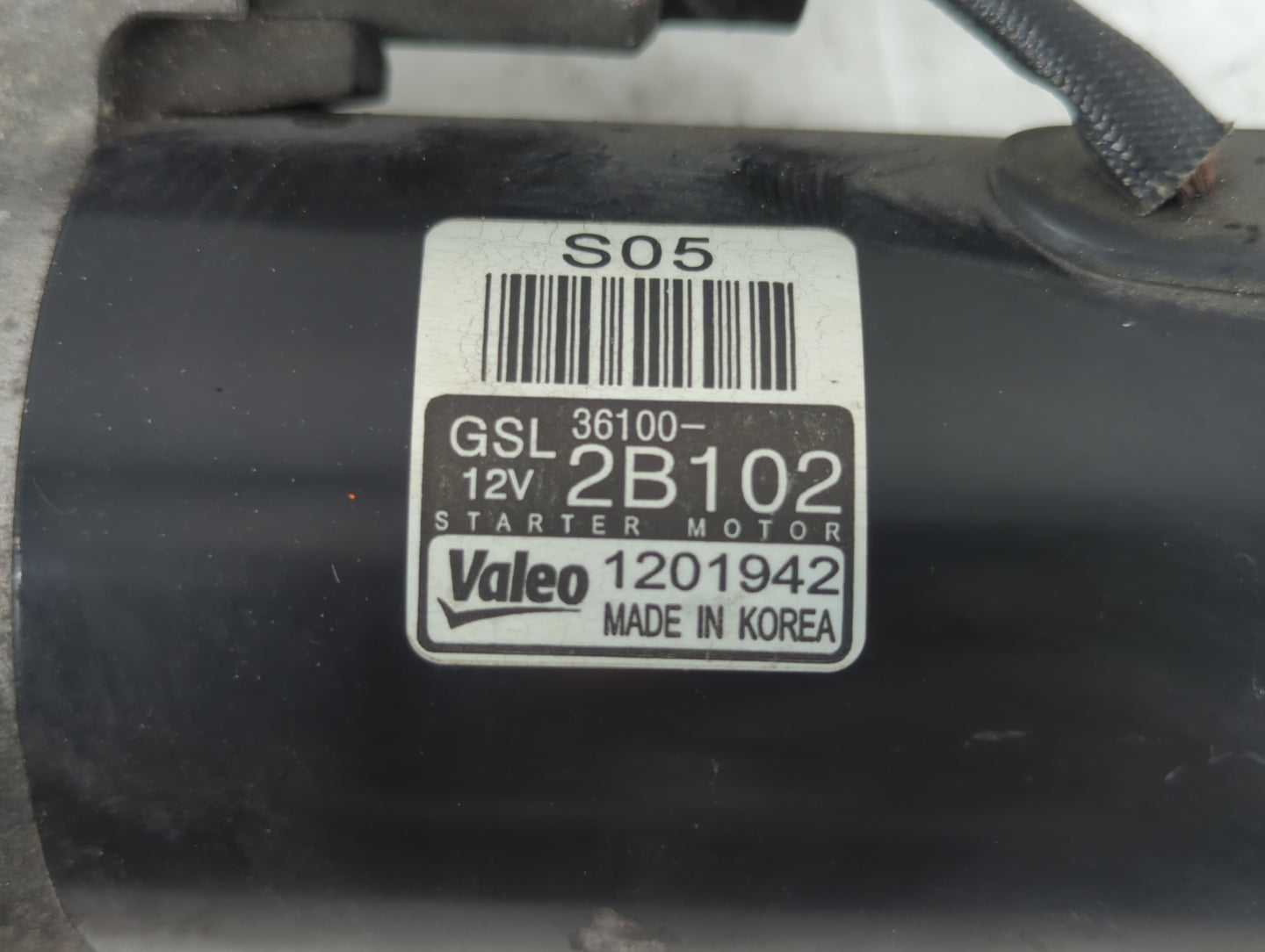 2013-2017 Hyundai Veloster Car Starter Motor Solenoid OEM P/N:36100-2B102 GSL Fits Fits 2012 2013 2014 2015 2016 2017 OEM Us