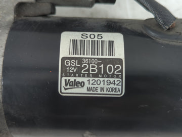 2013-2017 Hyundai Veloster Car Starter Motor Solenoid OEM P/N:36100-2B102 GSL Fits Fits 2012 2013 2014 2015 2016 2017 OEM Used Auto Parts