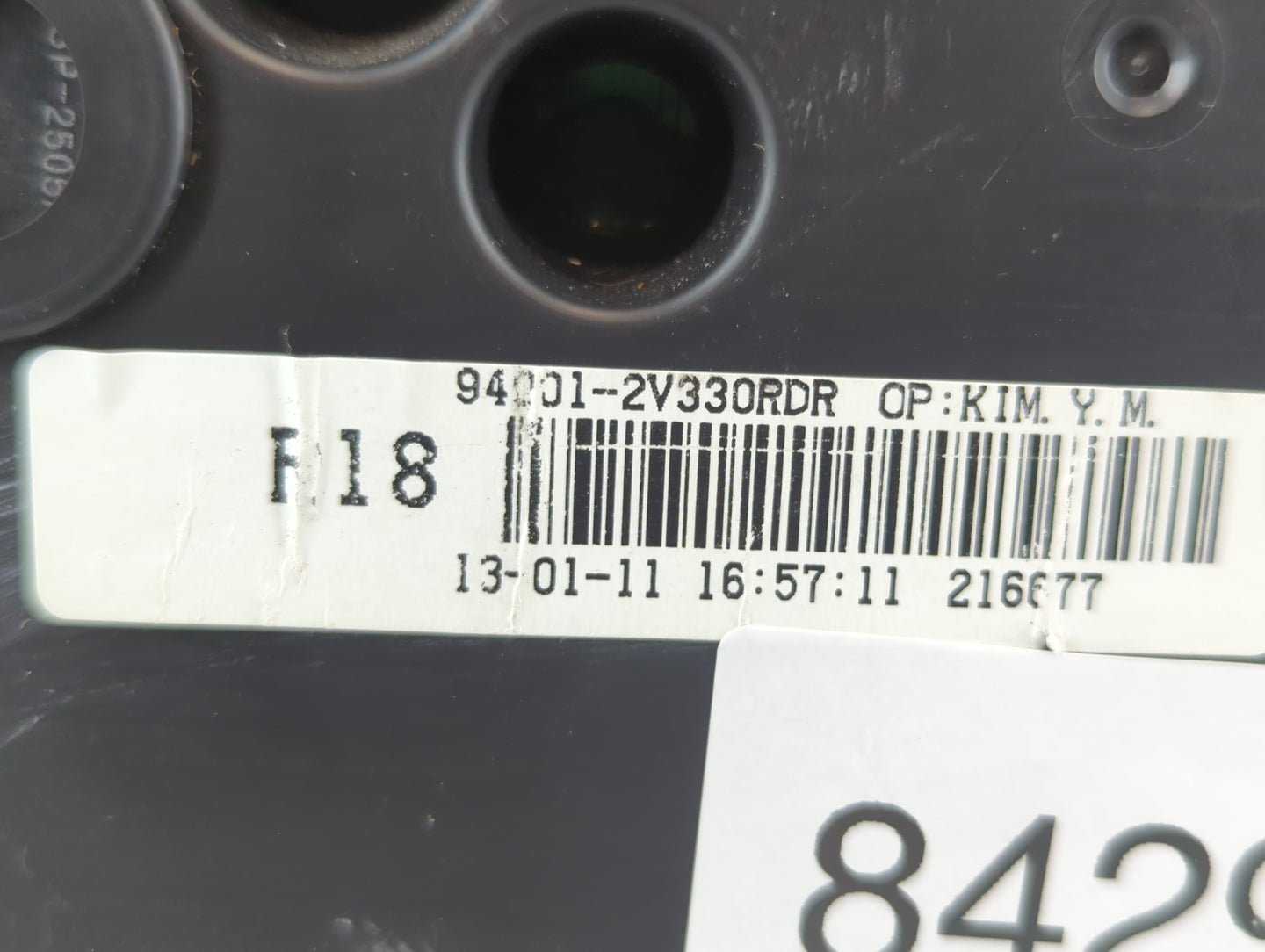 2012-2015 Hyundai Veloster Instrument Cluster Speedometer Gauges P/N:2V330RDR Fits Fits 2012 2013 2014 2015 OEM Used Auto Pa