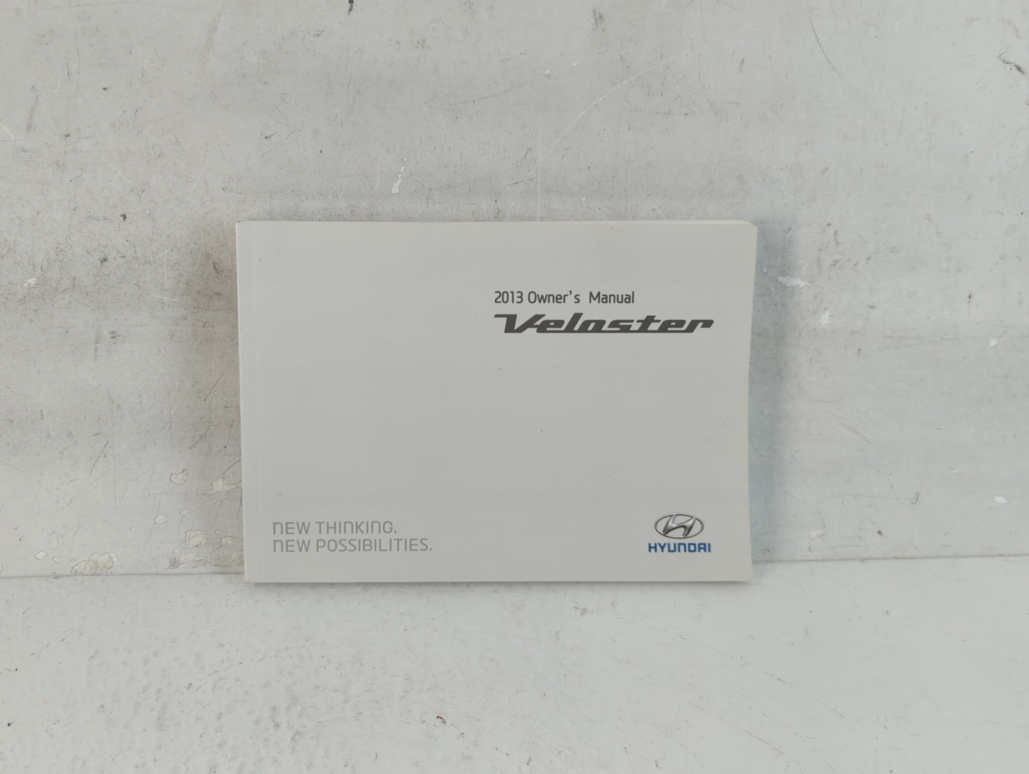 2013 Hyundai Veloster Owners Manual Book Guide P/N:A2V0-EU32H OEM Used Auto Parts - Oemusedautoparts1.com