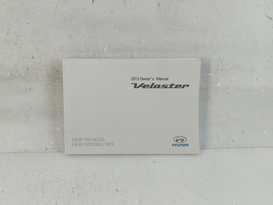 2013 Hyundai Veloster Owners Manual Book Guide P/N:A2V0-EU32H OEM Used Auto Parts - Oemusedautoparts1.com