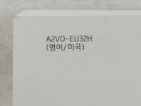 2013 Hyundai Veloster Owners Manual Book Guide P/N:A2V0-EU32H OEM Used Auto Parts - Oemusedautoparts1.com