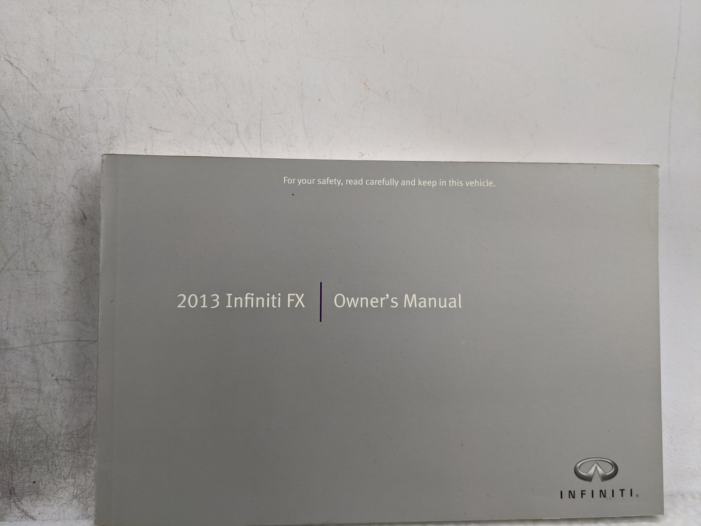 2013 Infiniti Fx35 Owners Manual Book Guide OEM Used Auto Parts - Oemusedautoparts1.com