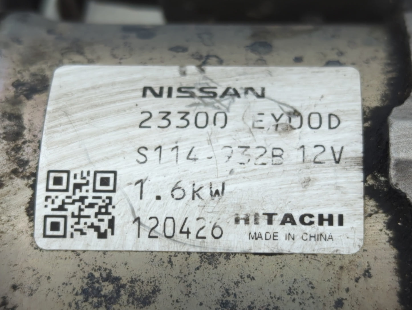 2013 Infiniti Fx35 Car Starter Motor Solenoid OEM P/N:23300 EY00D Fits OEM Used Auto Parts - Oemusedautoparts1.com