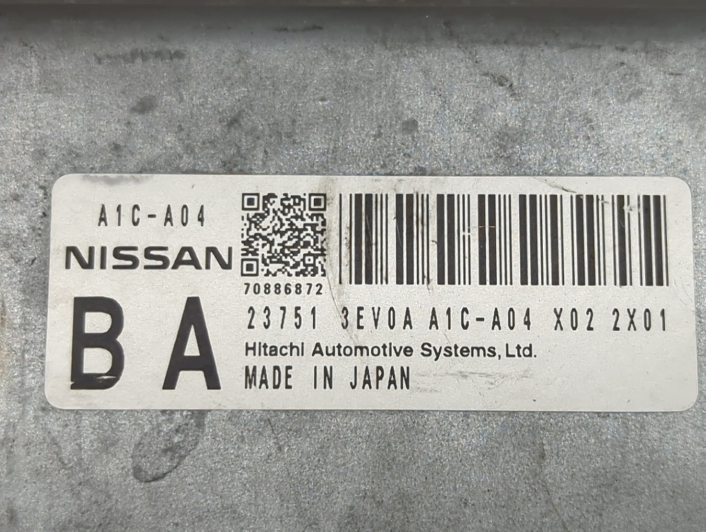 2013 Infiniti Fx37 PCM Engine Control Computer ECU ECM PCU OEM P/N:23751 3EV0A A1C-A04 Fits OEM Used Auto Parts - Oemusedaut