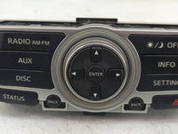 2013 Infiniti G35 Radio AM FM Cd Player Receiver Replacement P/N:28395 JK600 Fits OEM Used Auto Parts - Oemusedautoparts1.co