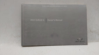 compare product 2013 Infiniti G35 Owners Manual Book Guide OEM Used Auto Parts