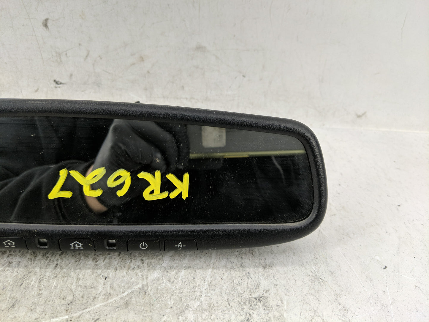 2013 Infiniti G37 Interior Rear View Mirror Replacement OEM P/N:4112A-PZLHL4 Fits OEM Used Auto Parts - Oemusedautoparts1.co