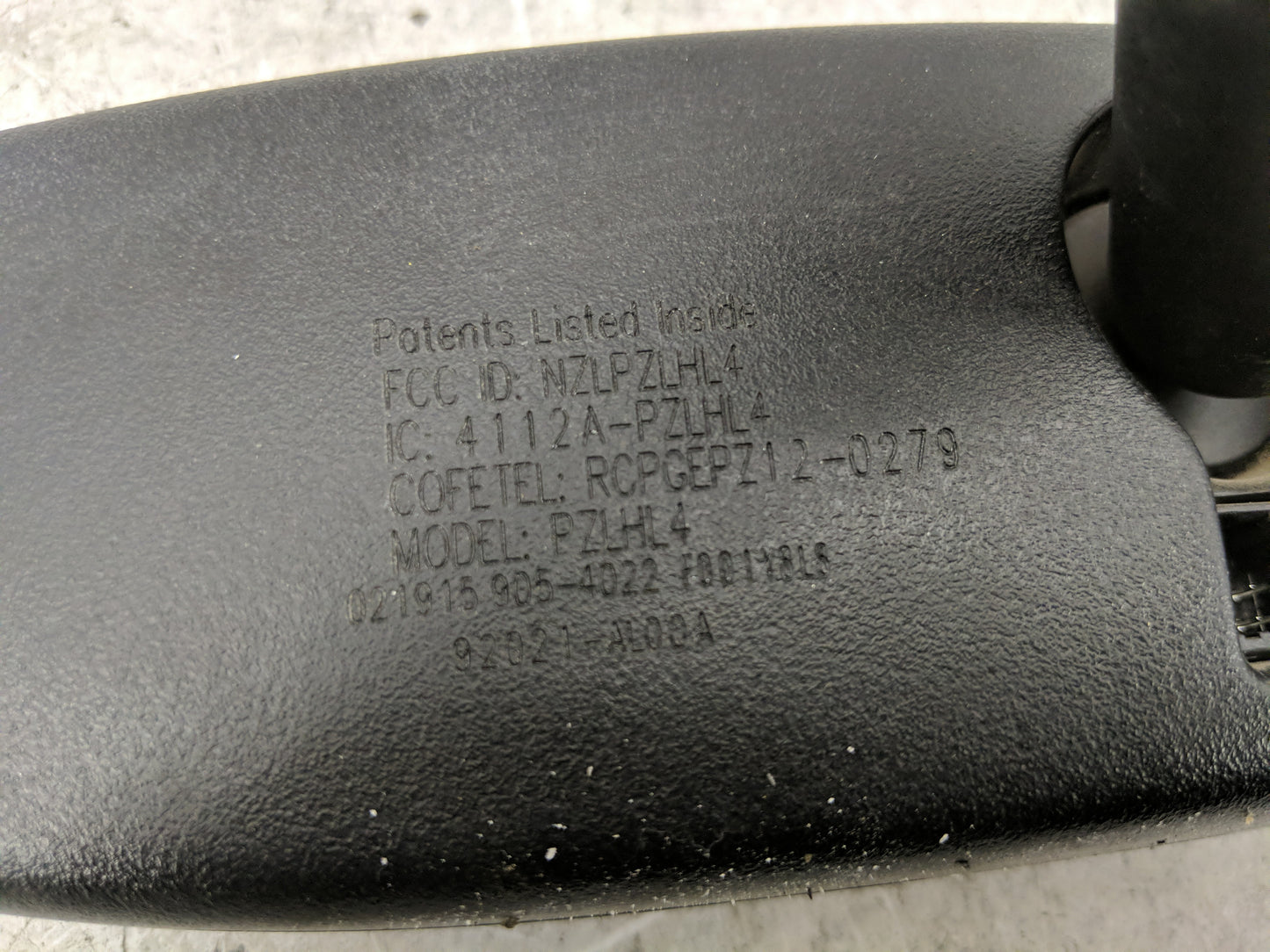 2013 Infiniti G37 Interior Rear View Mirror Replacement OEM P/N:4112A-PZLHL4 Fits OEM Used Auto Parts - Oemusedautoparts1.co
