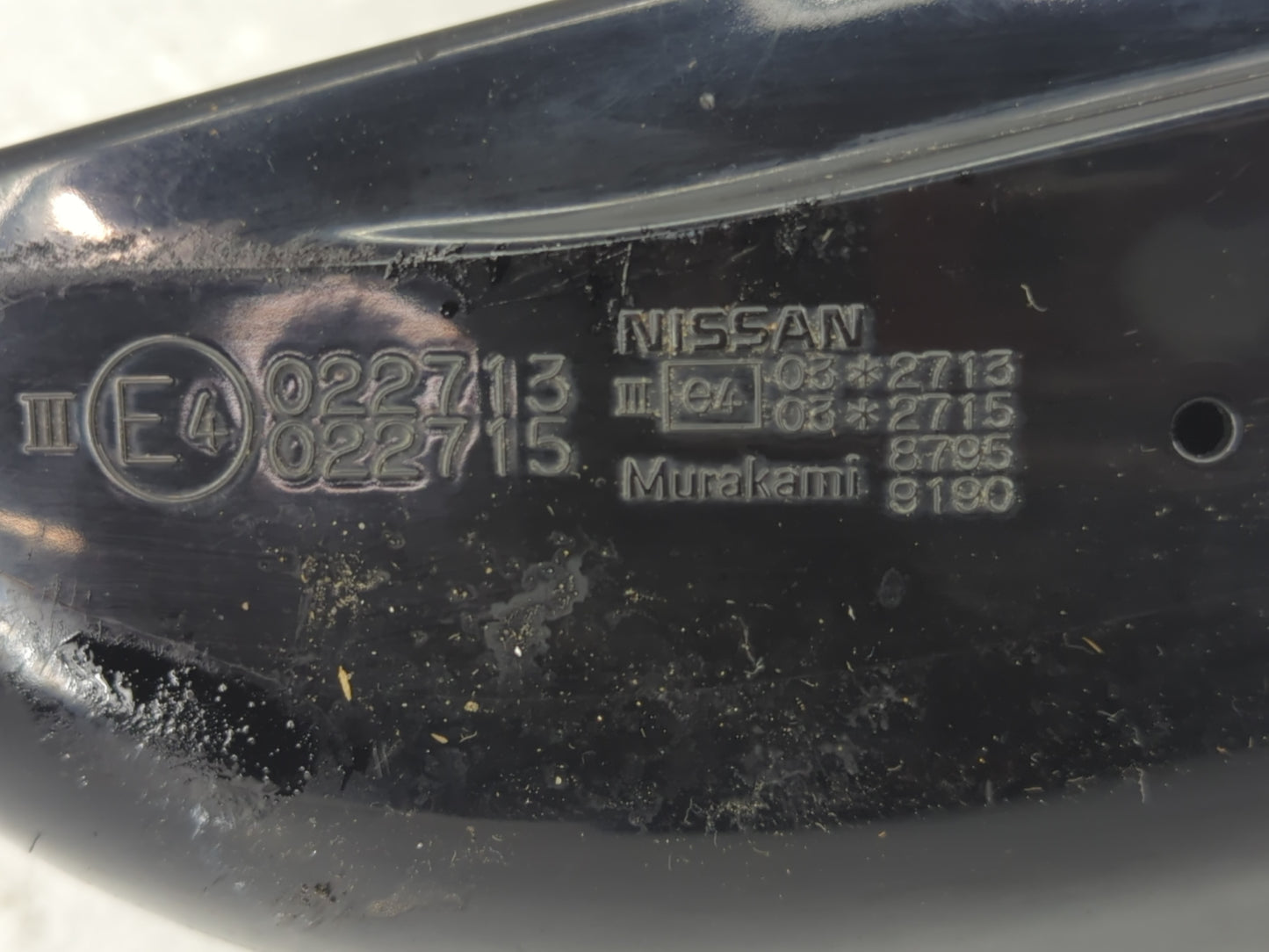 2010-2013 Infiniti G37 Driver Side View Mirror - Left Door Mirror OEM Used - Oemusedautoparts1.com