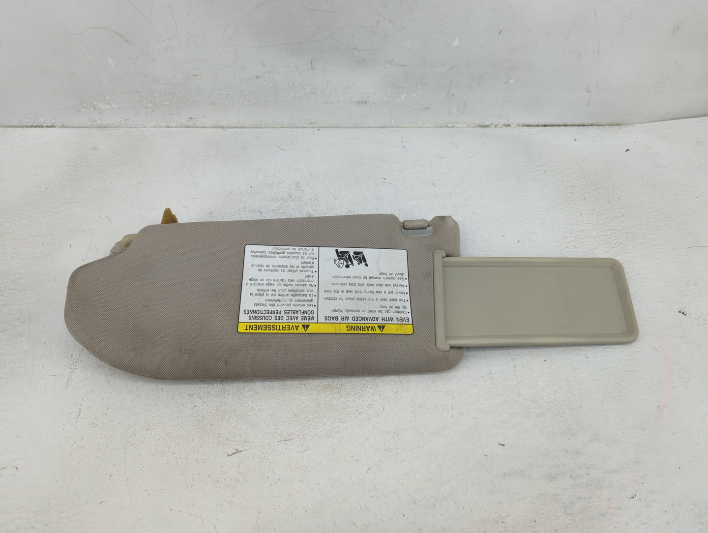 2009-2013 Infiniti G37 Sun Visor Shade Replacement Passenger Right Mirror Fits Fits 2007 2008 2009 2010 2011 2012 2013 2015 