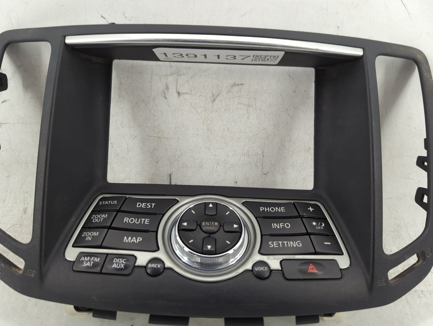 2008-2013 Infiniti G37 Radio AM FM Cd Player Receiver Replacement P/N:28395-1UF1A Fits OEM Used Auto Parts - Oemusedautopart