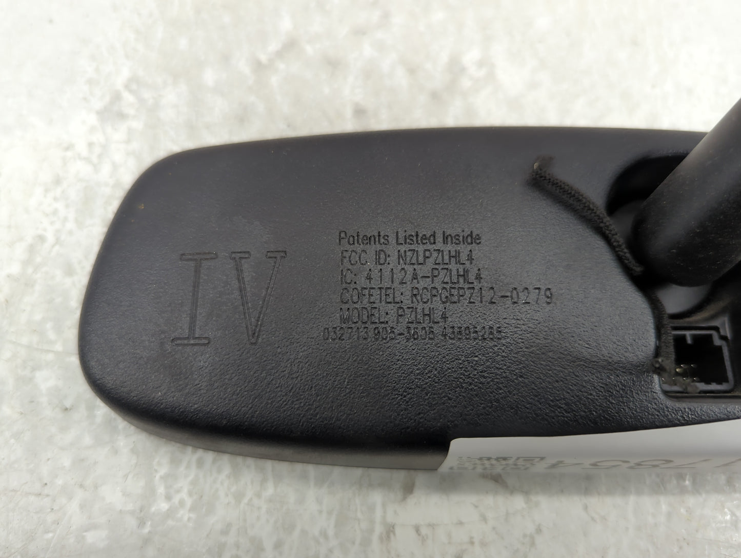 2008-2013 Infiniti G37 Interior Rear View Mirror Replacement OEM P/N:4112A-PZLHL4 Fits OEM Used Auto Parts - Oemusedautopart